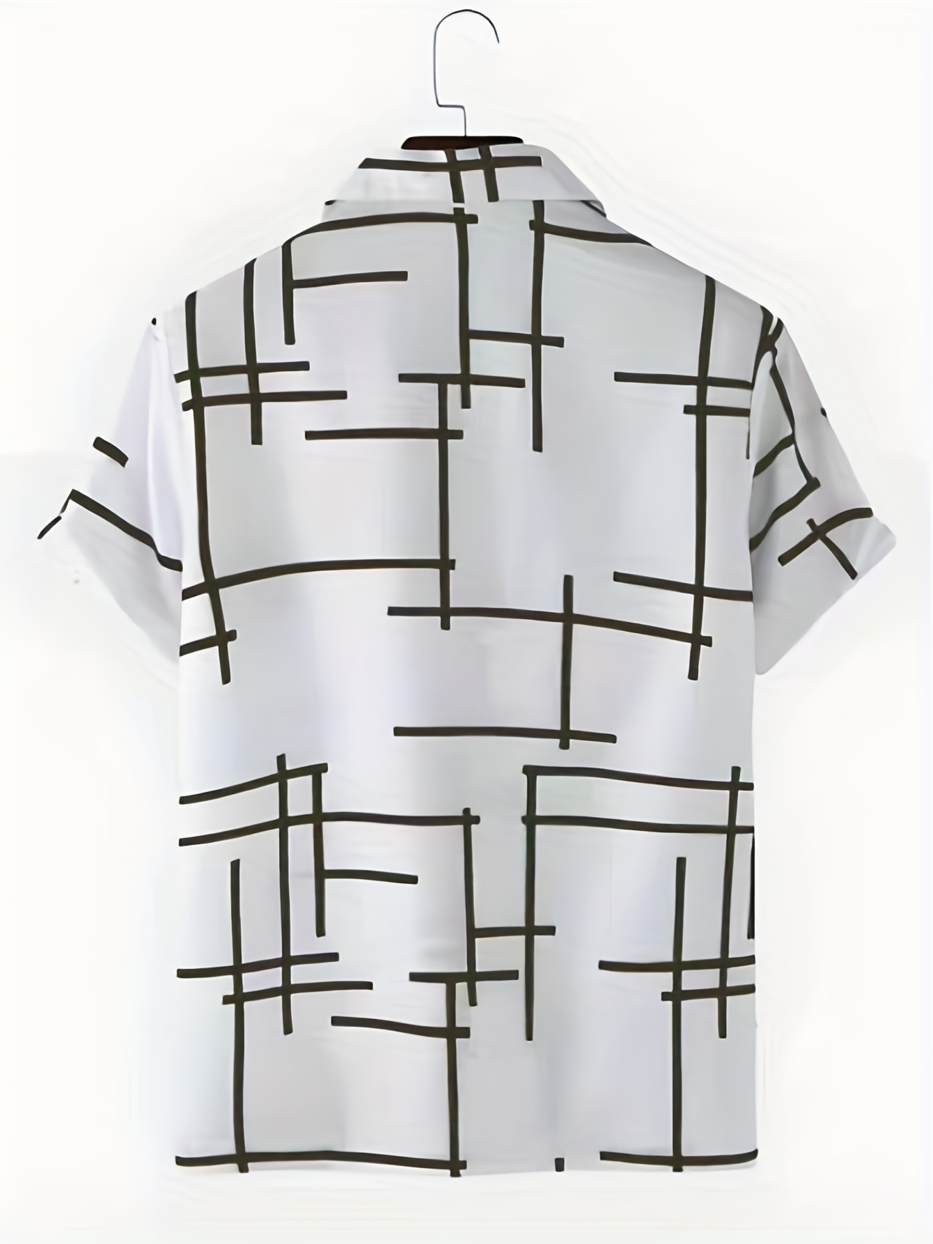 trendy stripe print mens casual short sleeve hawaiian shirt mens shirt for summer vacation resort tops for men details 12
