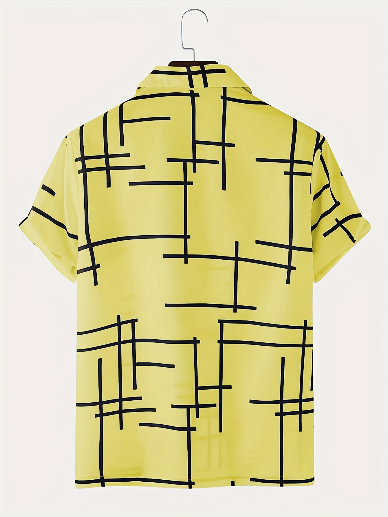 trendy stripe print mens casual short sleeve hawaiian shirt mens shirt for summer vacation resort tops for men details 22