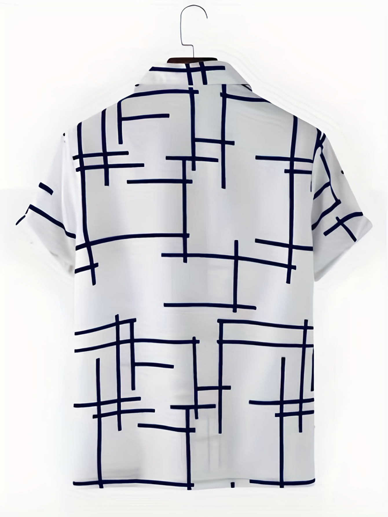 trendy stripe print mens casual short sleeve hawaiian shirt mens shirt for summer vacation resort tops for men details 36