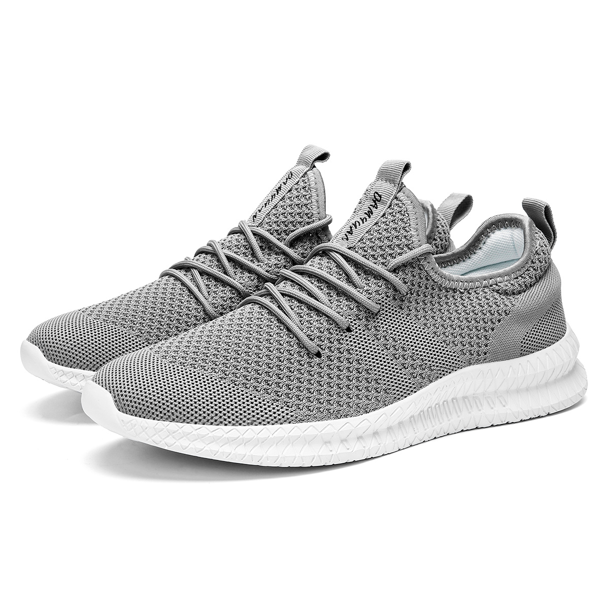 mens running shoes couple knit breathable lightweight running shoes outdoor athletic walking sneakers spring and summer details 9