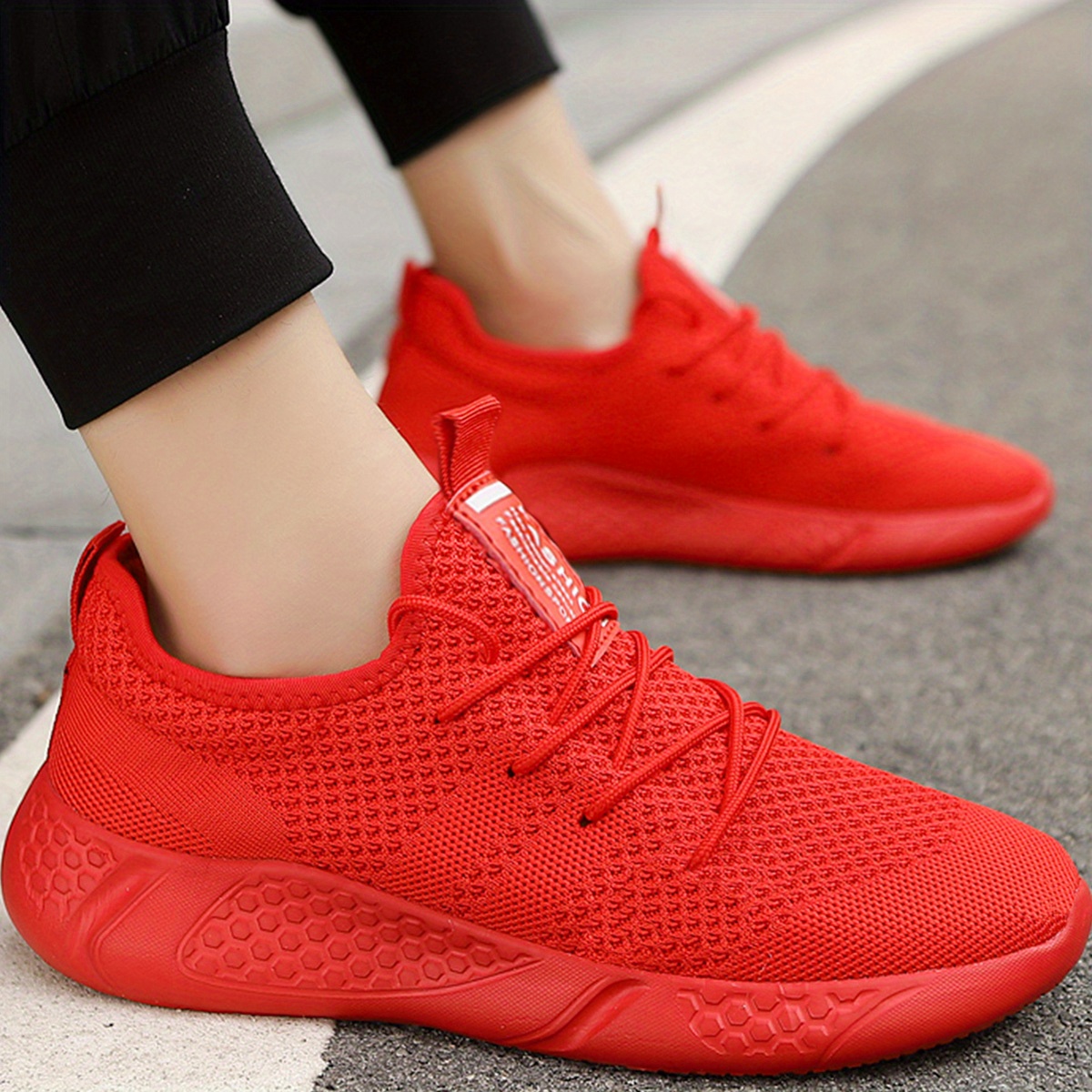 mens lightweight breathable shoes for jogging running walking details 11