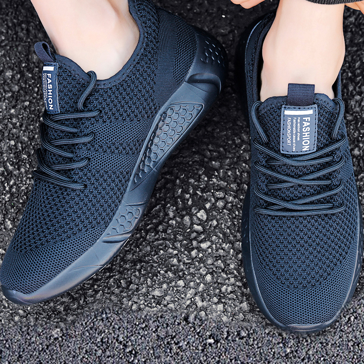 mens lightweight breathable shoes for jogging running walking details 16