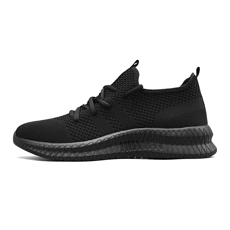 mens mesh breathable lightweight comfortable non slip knit running shoes for athletic tennis walking gym details 1