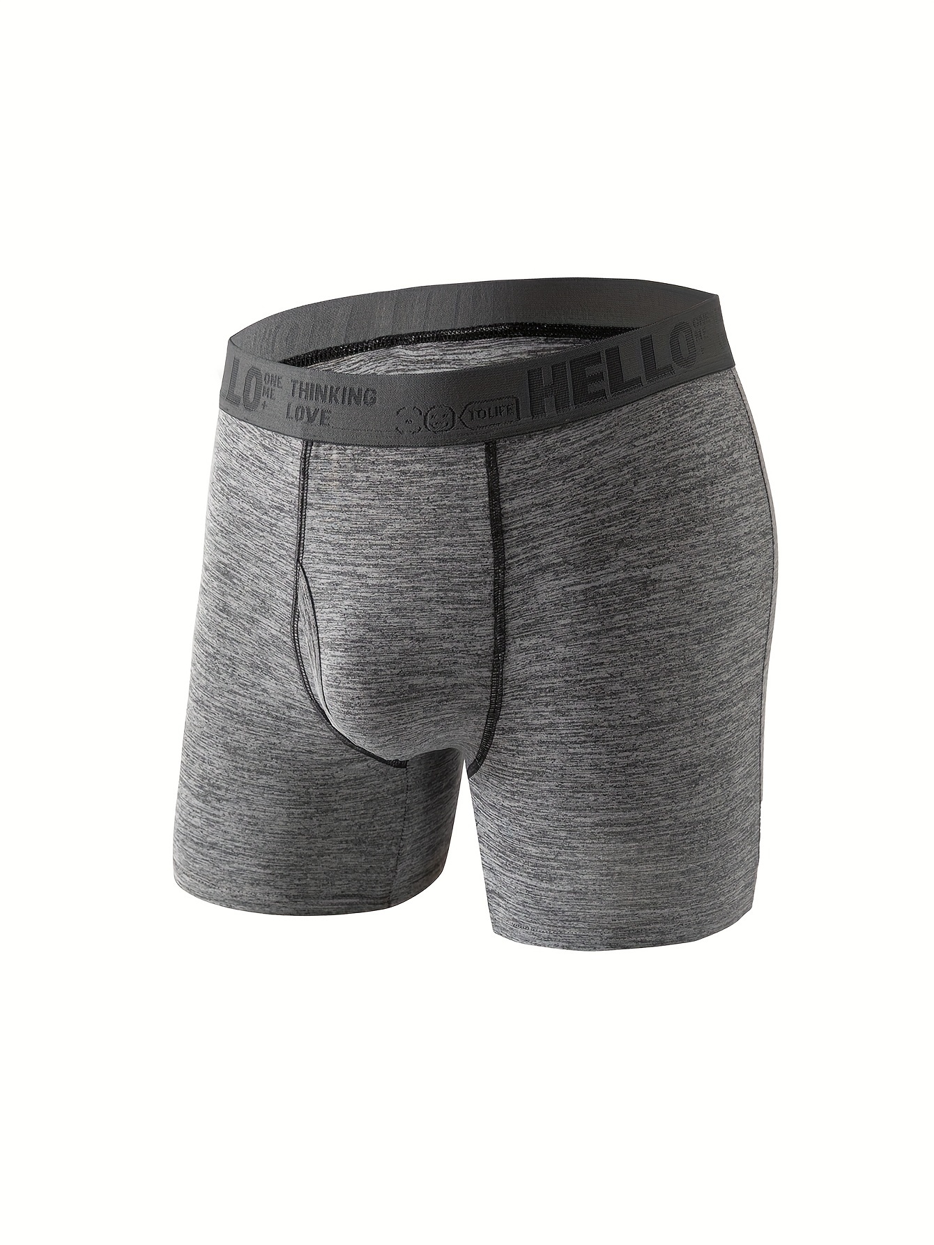 3pcs mens boxer briefs sightly stretch breathable comfortable sport underwear details 6
