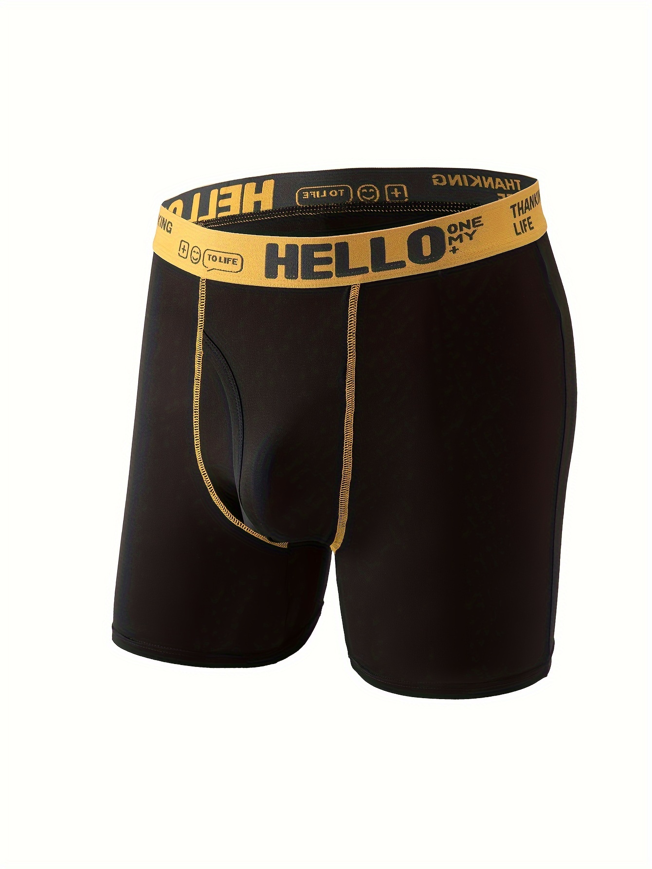 3pcs mens boxer briefs sightly stretch breathable comfortable sport underwear details 17