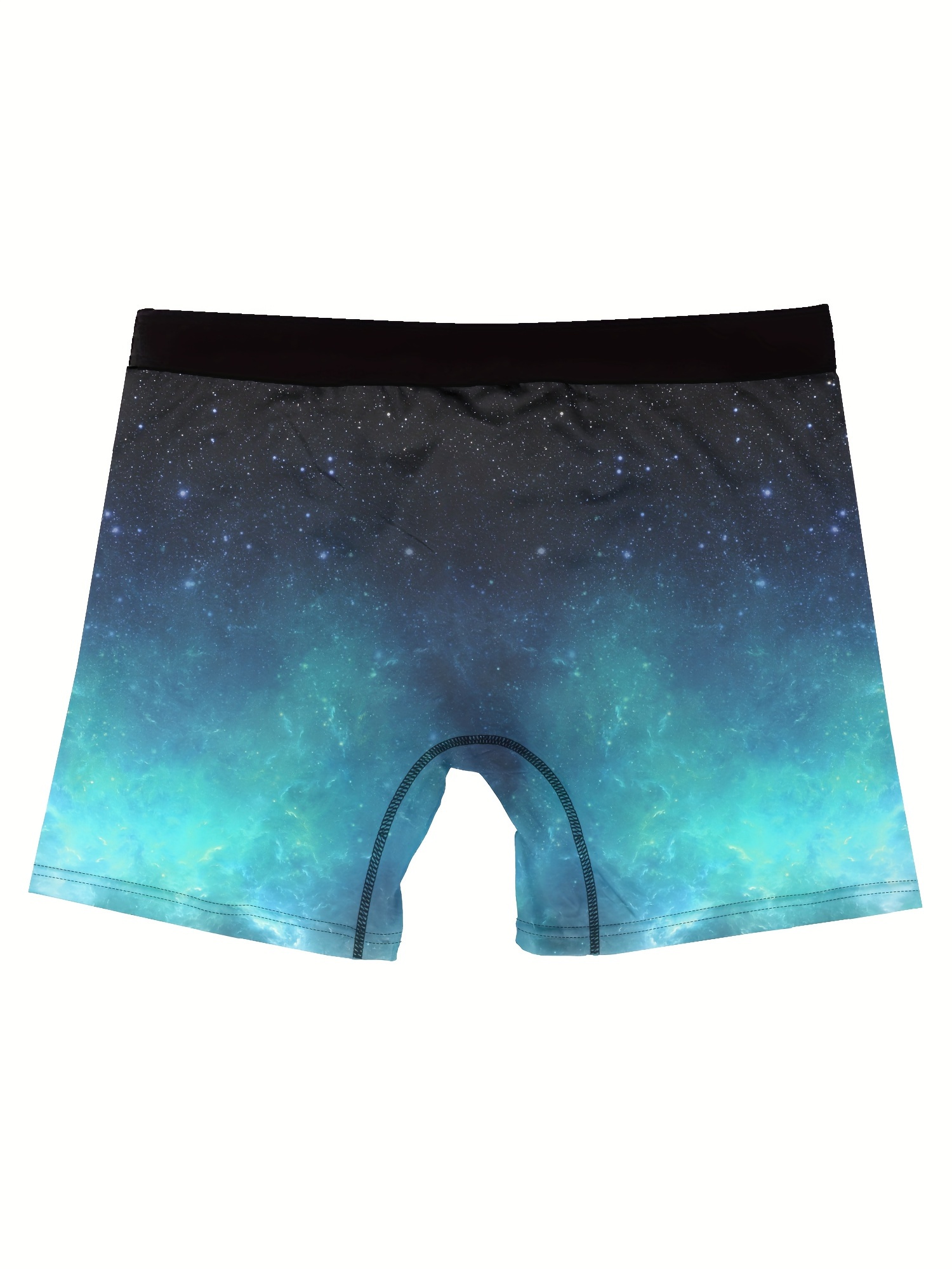 mens puppy starry sky pattern high stretch comfortable boxer briefs underwear details 2