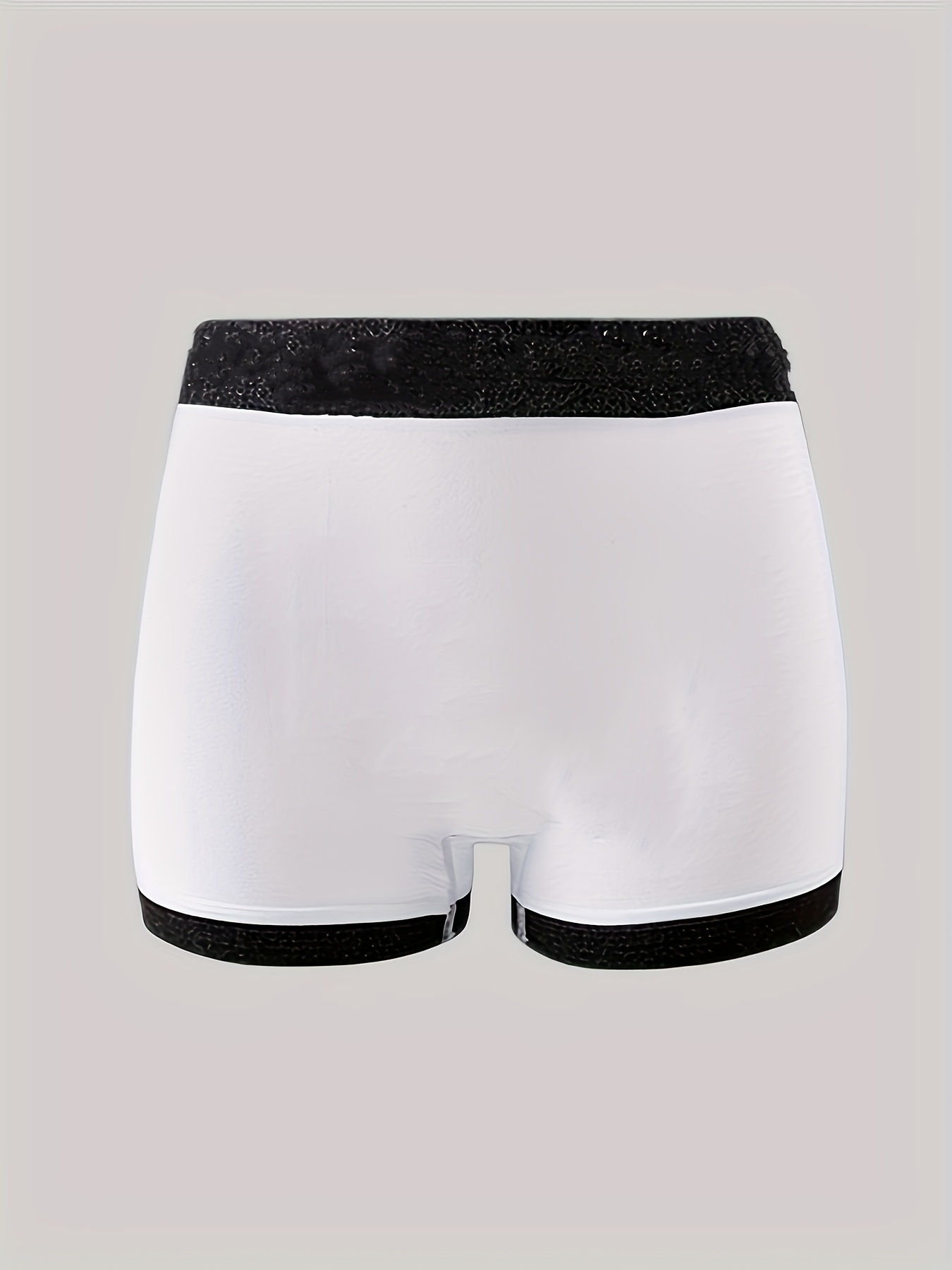 1 3pcs mens emotional face breathable boxer brief soft comfortable underwear for man details 11